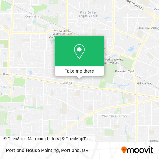 Portland House Painting map