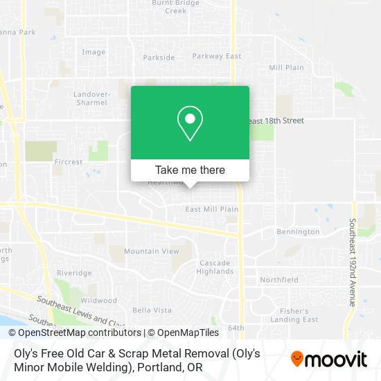 Mapa de Oly's Free Old Car & Scrap Metal Removal (Oly's Minor Mobile Welding)