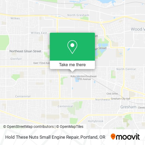 Hold These Nuts Small Engine Repair map