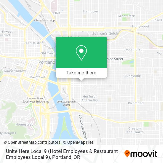 Unite Here Local 9 (Hotel Employees & Restaurant Employees Local 9) map