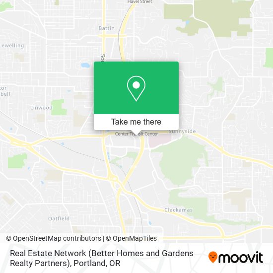 Real Estate Network (Better Homes and Gardens Realty Partners) map