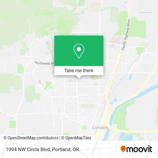 Mapa de 1994 NW Circle Blvd