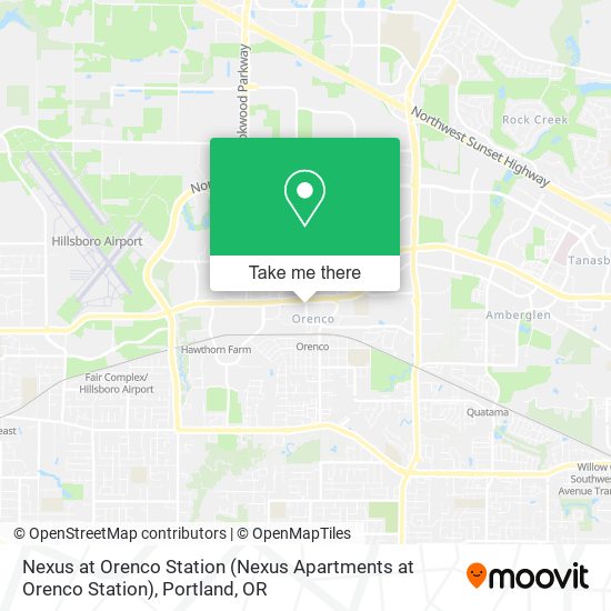 Nexus at Orenco Station map
