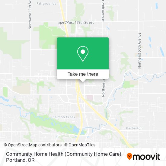 Mapa de Community Home Health (Community Home Care)