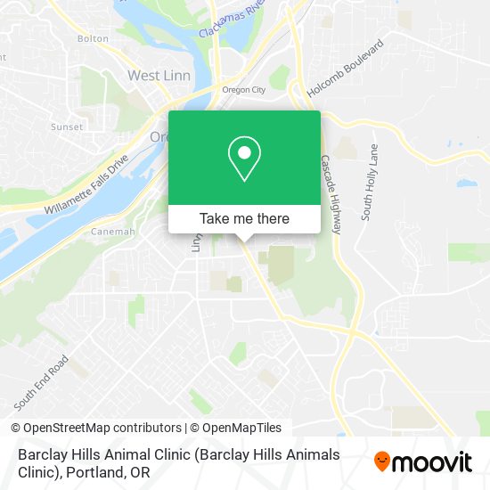 Mapa de Barclay Hills Animal Clinic