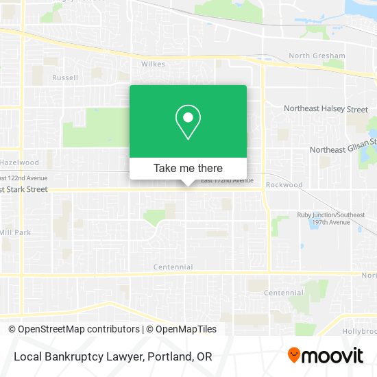 Local Bankruptcy Lawyer map