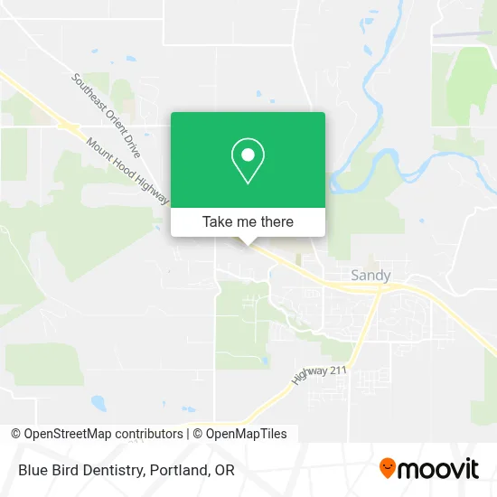 Blue Bird Dentistry map