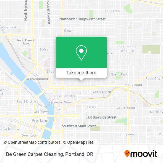Mapa de Be Green Carpet Cleaning
