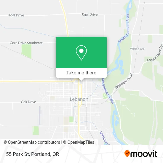 55 Park St map