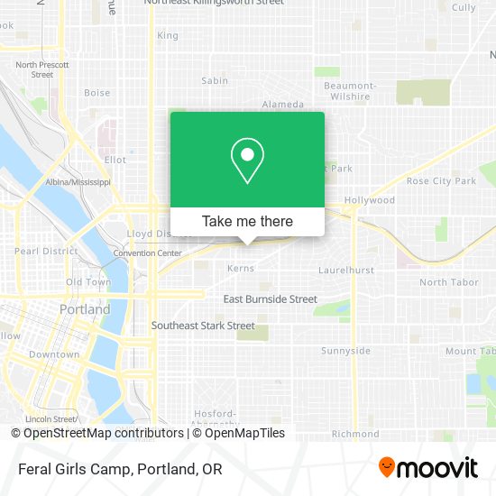 Feral Girls Camp map