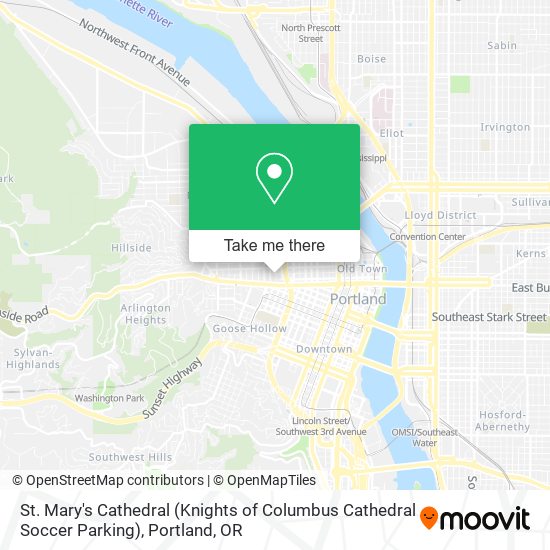 St. Mary's Cathedral (Knights of Columbus Cathedral Soccer Parking) map