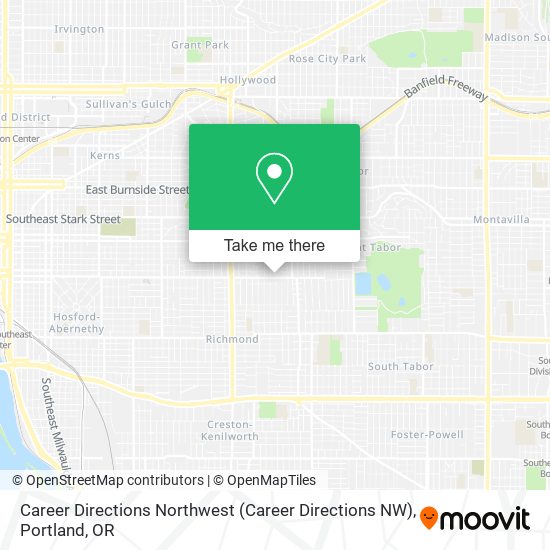 Career Directions Northwest (Career Directions NW) map