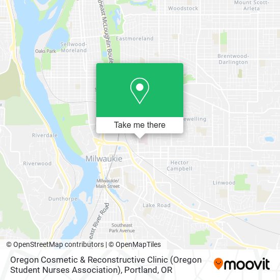 Oregon Cosmetic & Reconstructive Clinic (Oregon Student Nurses Association) map