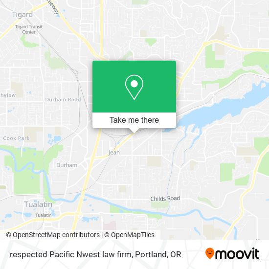 respected Pacific Nwest law firm map