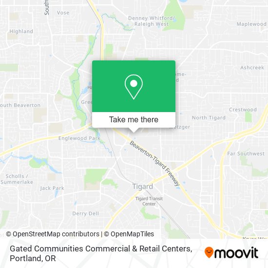 Gated Communities Commercial & Retail Centers map