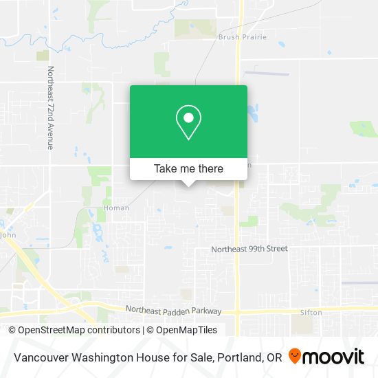 Vancouver Washington House for Sale map