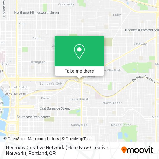 Mapa de Herenow Creative Network (Here Now Creative Network)