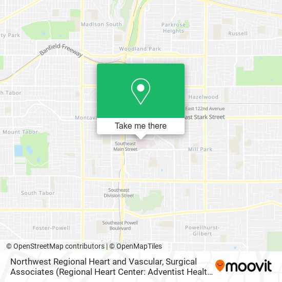 Northwest Regional Heart and Vascular, Surgical Associates map