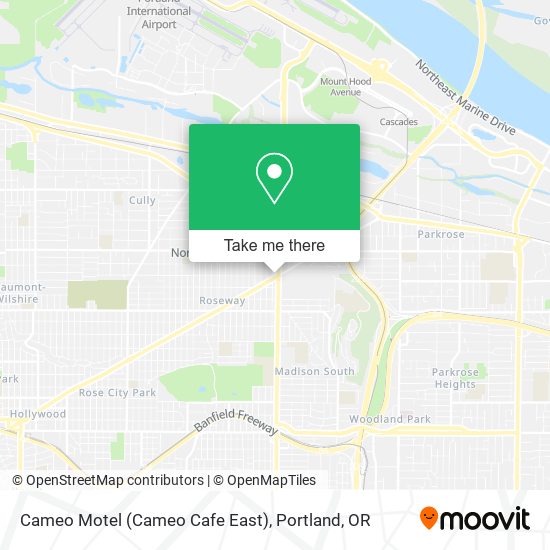 Cameo Motel (Cameo Cafe East) map