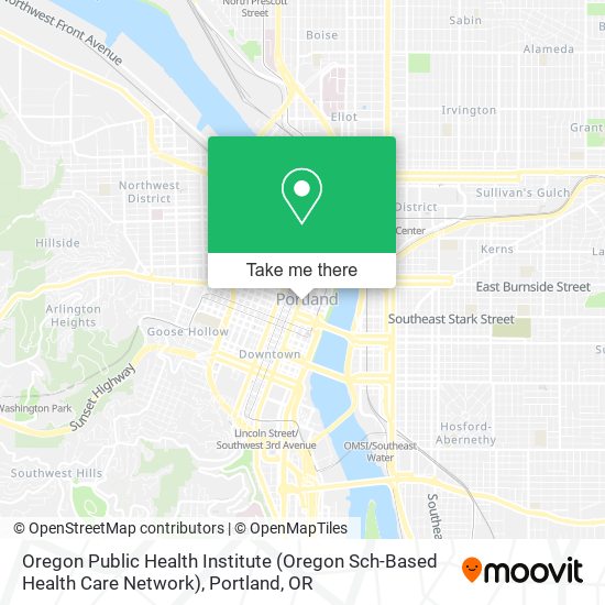 Oregon Public Health Institute (Oregon Sch-Based Health Care Network) map