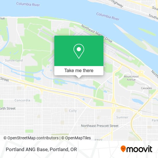 Mapa de Portland ANG Base