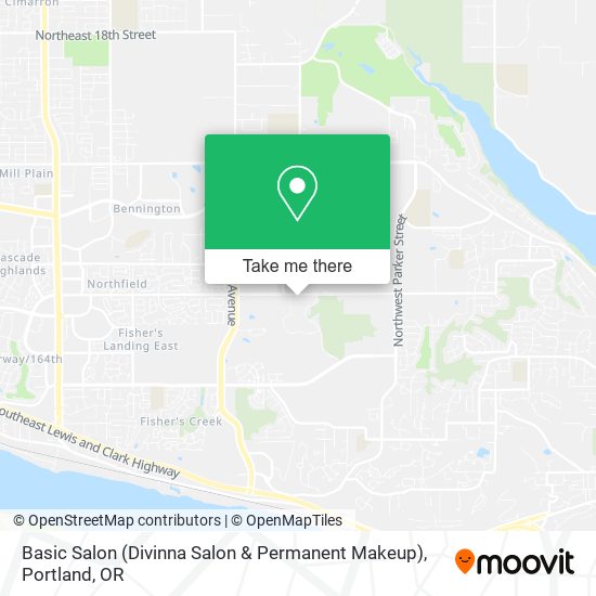 Basic Salon (Divinna Salon & Permanent Makeup) map