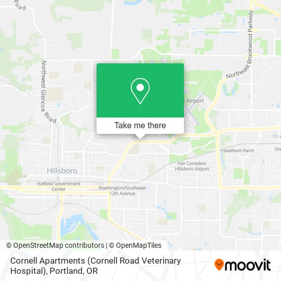 Mapa de Cornell Apartments (Cornell Road Veterinary Hospital)