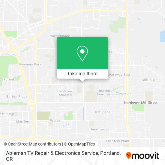Mapa de Ableman TV Repair & Electronics Service