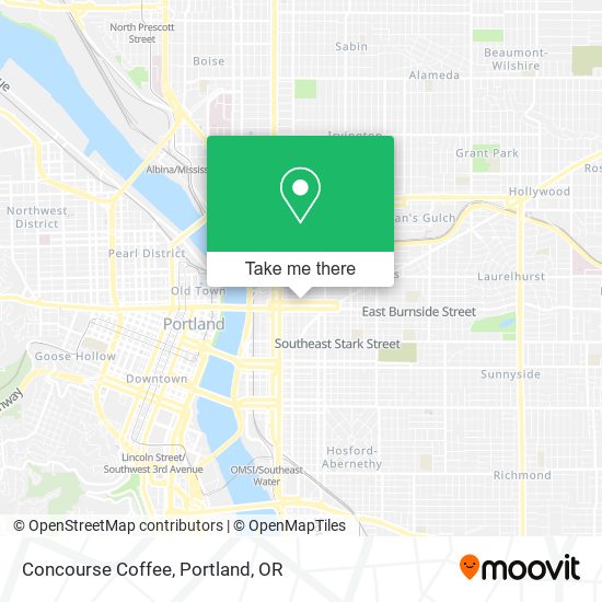 Concourse Coffee map