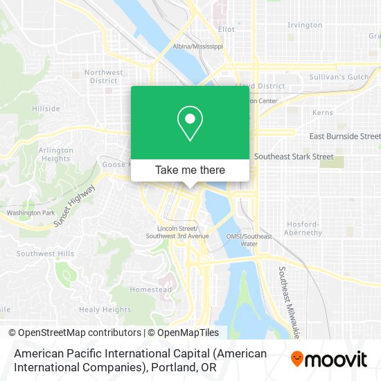 Mapa de American Pacific International Capital (American International Companies)
