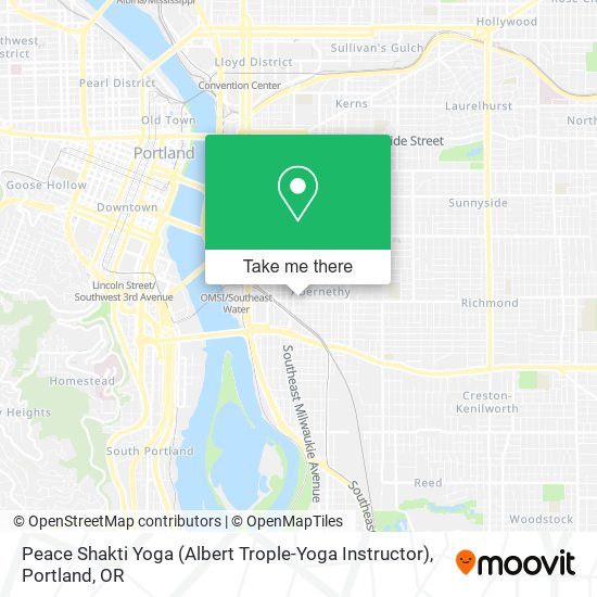 Mapa de Peace Shakti Yoga (Albert Trople-Yoga Instructor)