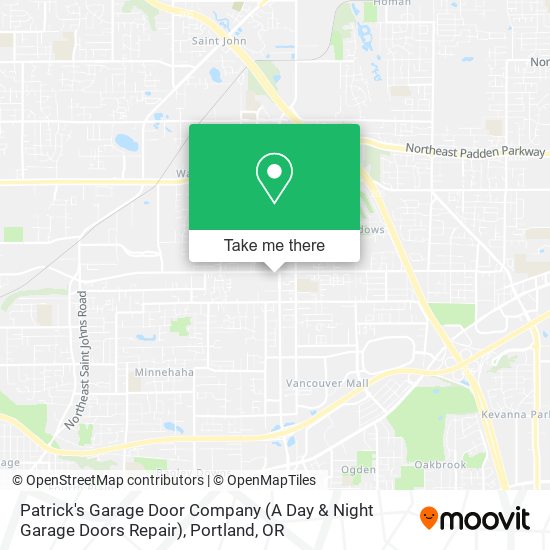 Mapa de Patrick's Garage Door Company (A Day & Night Garage Doors Repair)
