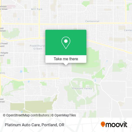Platinum Auto Care map