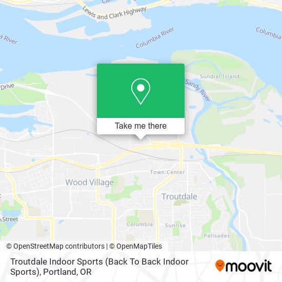Mapa de Troutdale Indoor Sports (Back To Back Indoor Sports)
