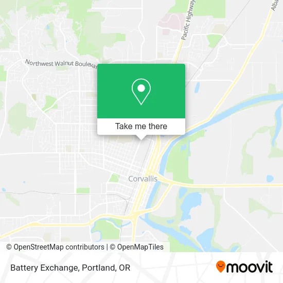 Mapa de Battery Exchange