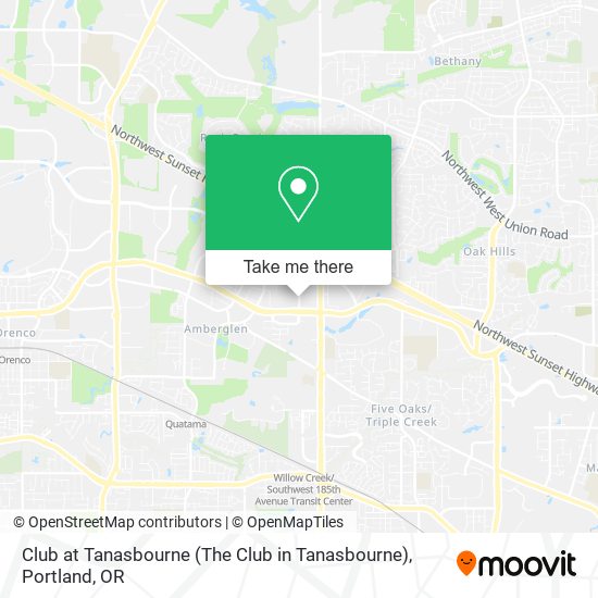 Club at Tanasbourne (The Club in Tanasbourne) map