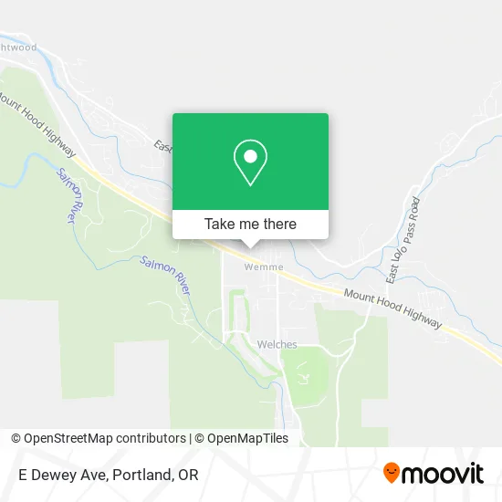 Mapa de E Dewey Ave