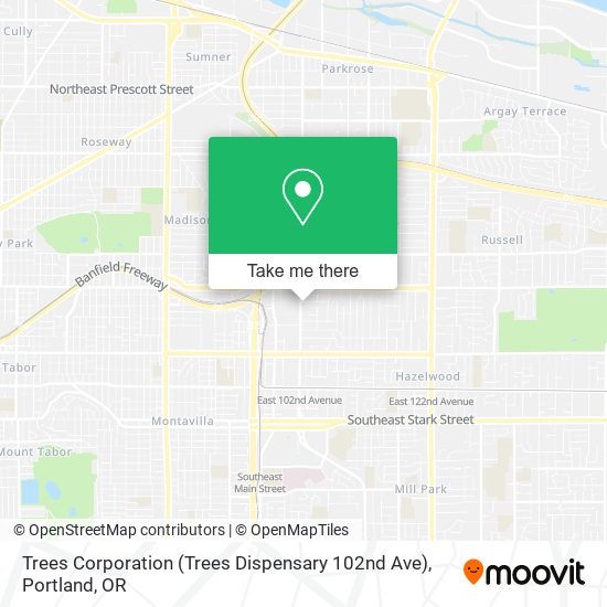 Trees Corporation (Trees Dispensary 102nd Ave) map