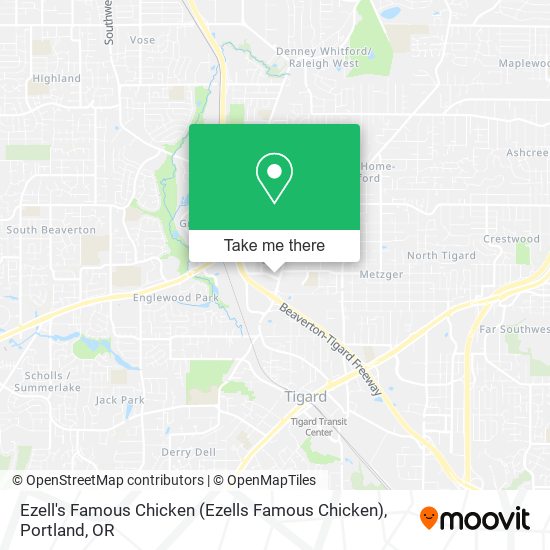 Mapa de Ezell's Famous Chicken (Ezells Famous Chicken)