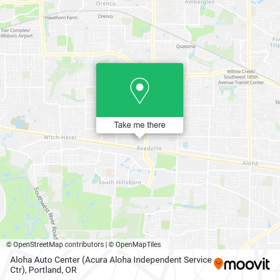 Aloha Auto Center (Acura Aloha Independent Service Ctr) map