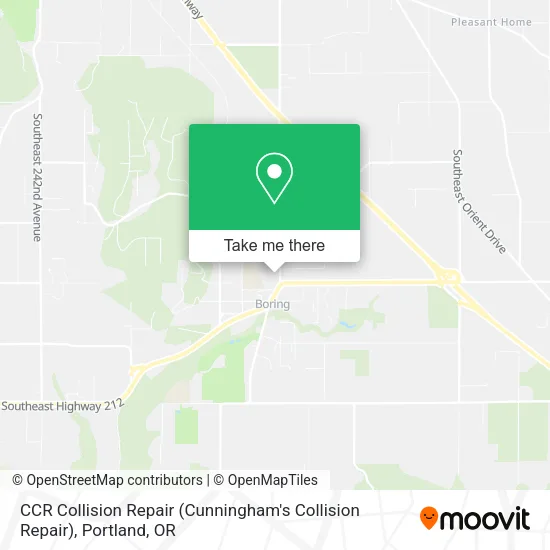 CCR Collision Repair (Cunningham's Collision Repair) map