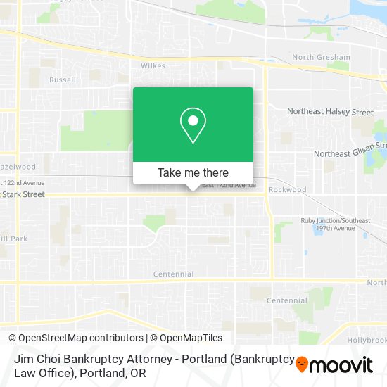 Mapa de Jim Choi Bankruptcy Attorney - Portland (Bankruptcy Law Office)