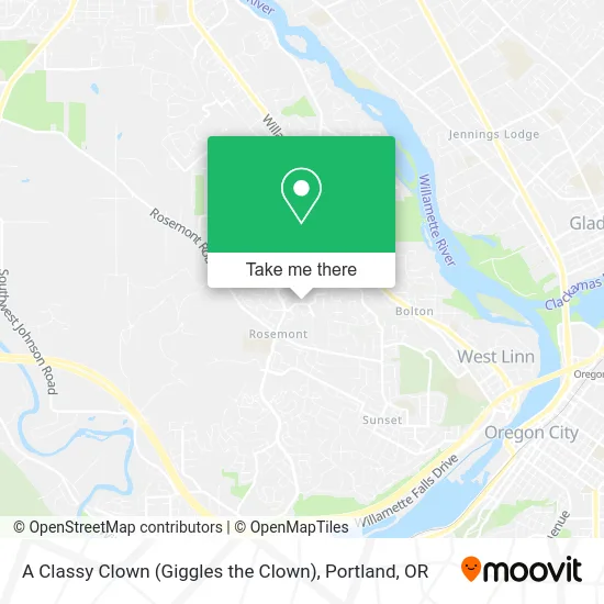 A Classy Clown (Giggles the Clown) map