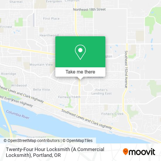 Mapa de Twenty-Four Hour Locksmith (A Commercial Locksmith)