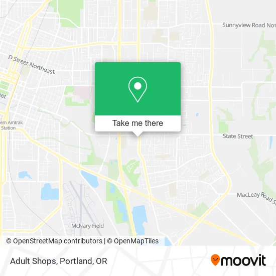 Mapa de Adult Shops
