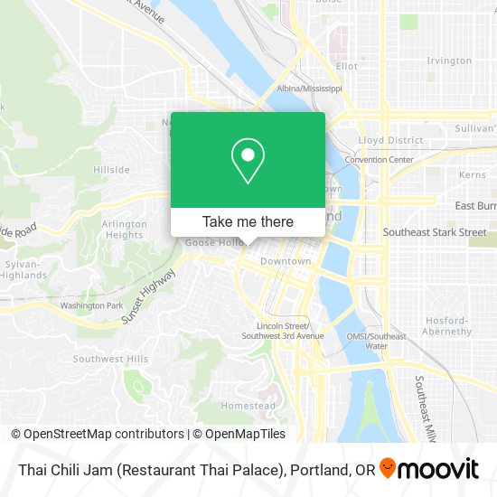 Thai Chili Jam (Restaurant Thai Palace) map