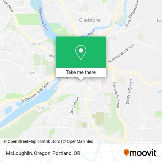 Mapa de McLoughlin, Oregon