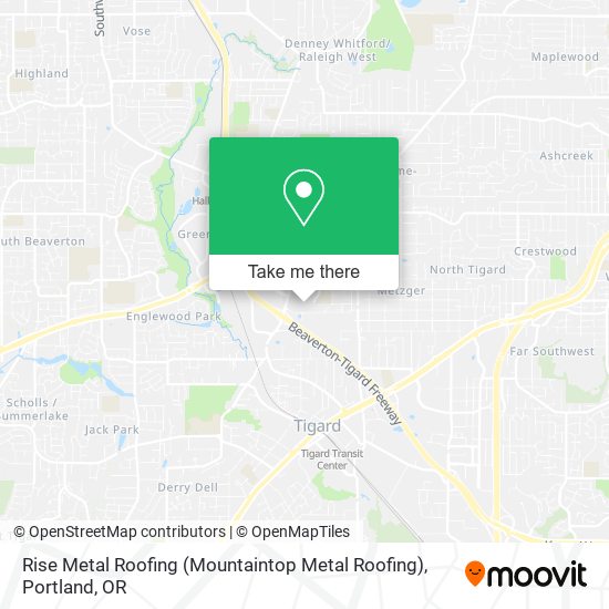 Mapa de Rise Metal Roofing (Mountaintop Metal Roofing)