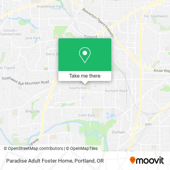 Mapa de Paradise Adult Foster Home