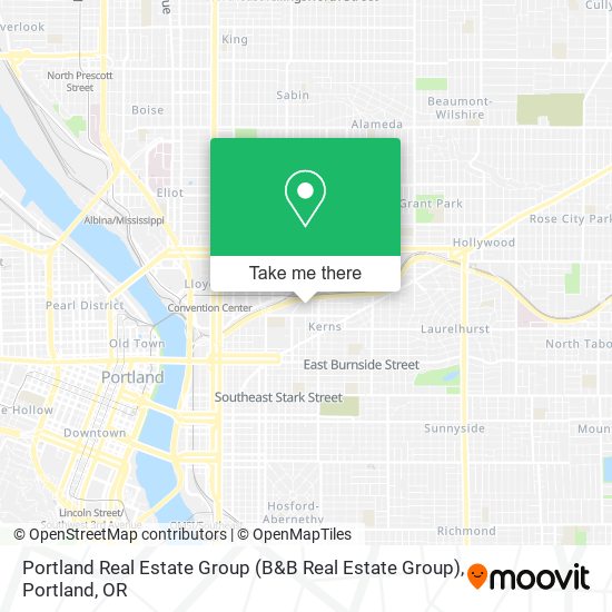 Portland Real Estate Group map